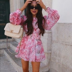 InTheStyle Corseted Fit Exaggerated Hem Playsuit